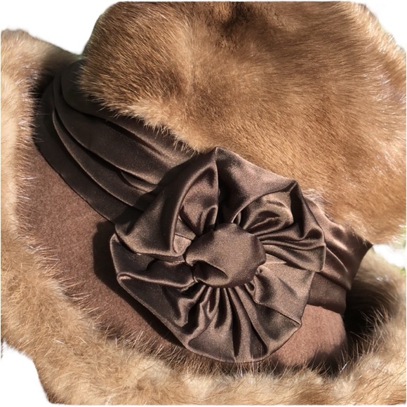 Vintage Mink fur top hat + FREE GIFT - Picture 5 of 7